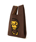 A BATHING APE BABY MILO STORE ALL BABY MILO MEDIUM ECO TOTE BAG