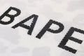 A BATHING APE CITY CAMO RHINESTONE BAPE LOGO TEE