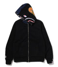A BATHING APE COLOR CAMO REVERSIBLE SHARK FULL ZIP HOODIE