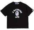 A BATHING APE Ladies' COLOR STUD COLLEGE TEE