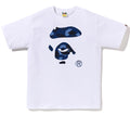 A BATHING APE COLOR CAMO APE FACE TEE