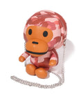 A BATHING APE Ladies' 1ST CAMO BABY MILO PU SHOULDER BAG