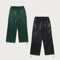 A BATHING APE CROC PATTERN LOGO RELAXED FIT SWEAT PANTS