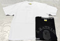 A BATHING APE TONAL COLLEGE RELAXED FIT TEE