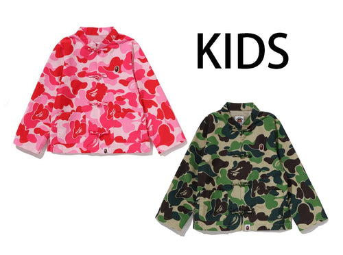 A BATHING APE BAPE KIDS ABC CAMO CHINA JACKET - happyjagabee store