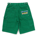 A BATHING APE PATCH 2 TONE WASHED WORK SHORTS