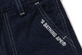 A BATHING APE BAPE KIDS 1ST CAMO POCKET PAINTER DENIM PANTS