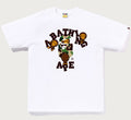 A BATHING APE ABC CAMO COLLEGE MILO TEE