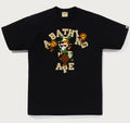 A BATHING APE ABC CAMO COLLEGE MILO TEE