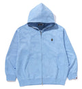 A BATHING APE SOLID CAMO JACQUARD ONE POINT RELAXED FIT ZIP HOODIE