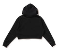 A BATHING APE Ladies' APE HEAD ONE POINT CROPPED PULLOVER HOODIE