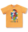A BATHING APE BAPE KIDS BABY MILO PATCHWORK BY BATHING APE TEE