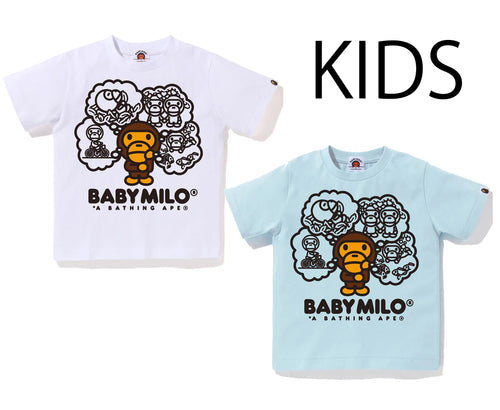 A BATHING APE BAPE KIDS BABY MILO THINKING TEE