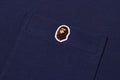 A BATHING APE ONE POINT RELAXED FIT POCKET TEE