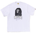 A BATHING APE HAND DRAW APE HEAD RELAXED FIT TEE