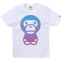 A BATHING APE Ladies' GRADATION BIG BABY MILO TEE