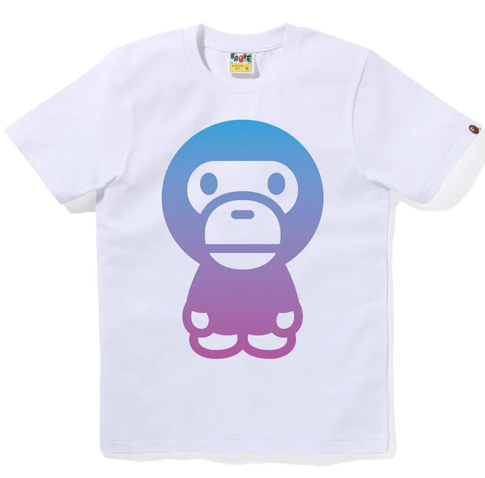 A BATHING APE Ladies' GRADATION BIG BABY MILO TEE
