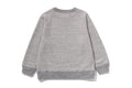 A BATHING APE BAPE KIDS COLLEGE RELAXED FIT CREWNECK SWEATSHIRT