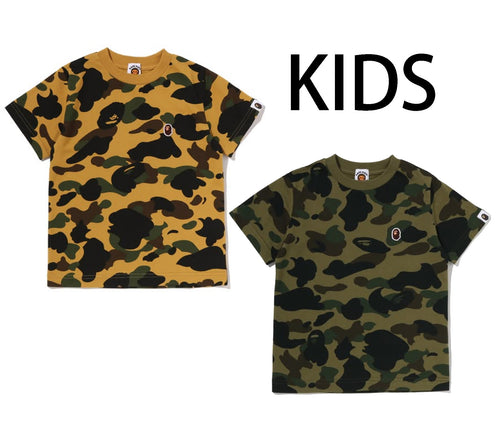 A BATHING APE BAPE KIDS 1ST CAMO ONE POINT TEE