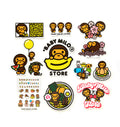 A BATHING APE BABY MILO STORE BABY MILO STICKER SET