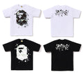 A BATHING APE CITY CAMO PAINTING APE HEAD TEE