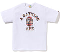 A BATHING APE BAPE CHECK COLLEGE TEE