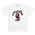 A BATHING APE BAPE x DISNEY STITCH AND FRIENDS COLLEGE TEE