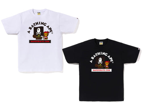 A BATHING APE BAPE PIRATE STORE PIRATE MILO TEE