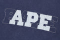 A BATHING APE WASHED EFFECT RELAXED FIT PULLOVER HOODIE