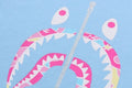 A BATHING APE STA CAMO SHARK FACE RELAXED FIT TEE
