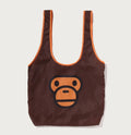 A BATHING APE BAPE KIDS BABY MILO PLUSH DOLL ECO BAG