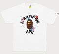 A BATHING APE BAPE x DISNEY STITCH AND FRIENDS COLLEGE TEE