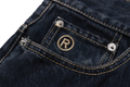A BATHING APE BAPE STA PATCH 13 OZ RELAXED FIT DENIM SHORTS