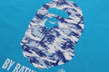 A BATHING APE PALM TREE CAMO BY BATHING APE RELAXED FIT TEE