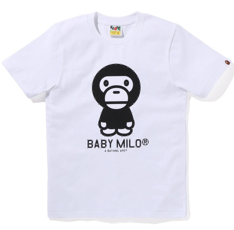 A BATHING APE Ladies' CRYSTAL STONE BABY MILO TEE