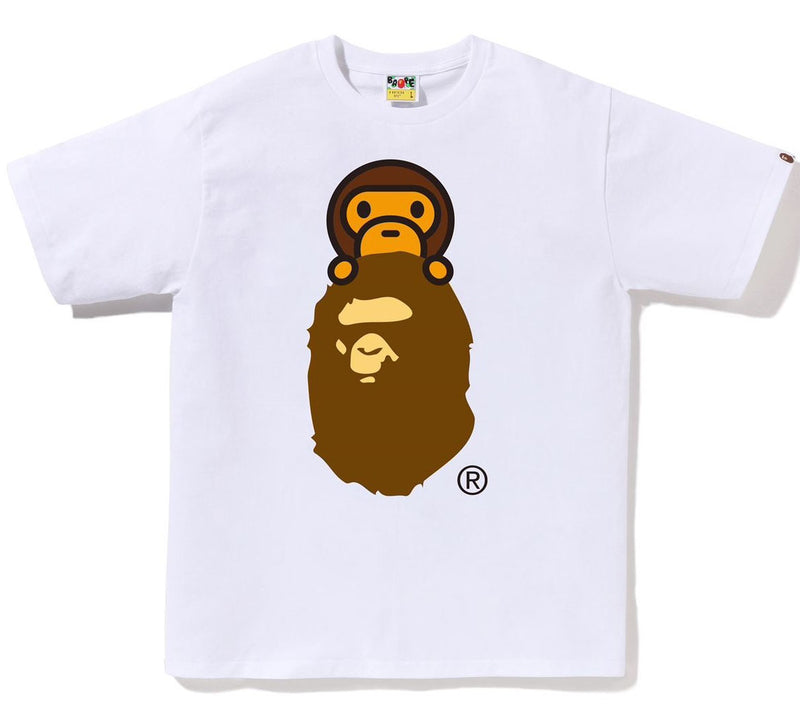A BATHING APE MILO ON APE HEAD TEE - happyjagabee store
