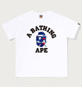 A BATHING APE BAPE KIDS STA STRIKE CAMO COLLEGE TEE