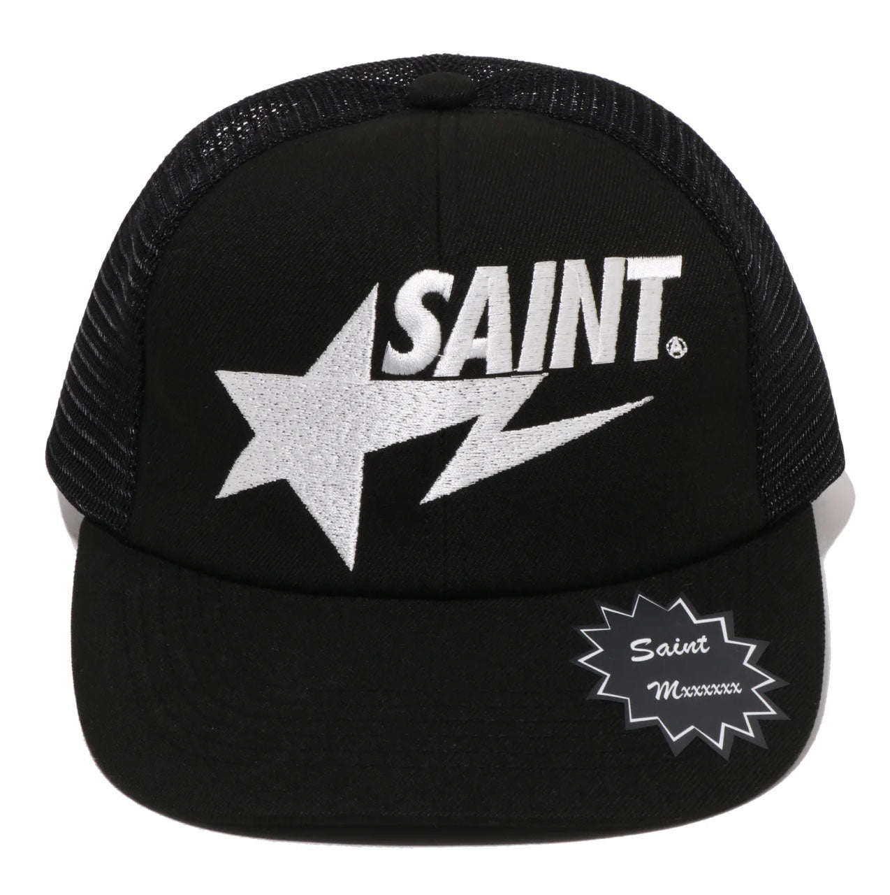 A BATHING APE BAPE x SAINT MXXXXXX SAINT STA MESH CAP