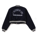 A BATHING APE Ladies' A BATHING APE CROPPED VARSITY JACKET