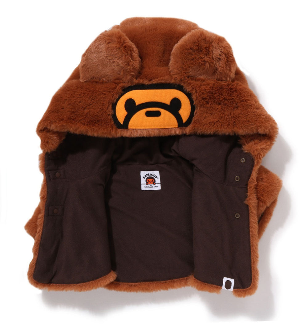A BATHING APE BAPE KIDS BABY MILO FLUFFY CAPE – happyjagabee
