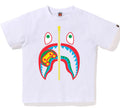 A BATHING APE BAPE KIDS COLORS MILO SHARK TEE