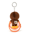 A BATHING APE BABY MILO STORE BABY MILO PLUSH DOLL POUCH KEYCHAIN