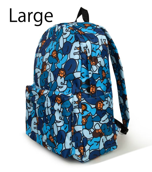A BATHING APE BABY MILO STORE BUBBLE CAMO LARGE BACKPACK