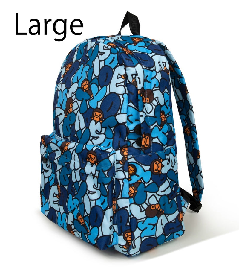 A BATHING APE BABY MILO STORE BUBBLE CAMO LARGE BACKPACK