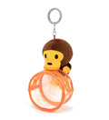 A BATHING APE BABY MILO STORE BABY MILO PLUSH DOLL POUCH KEYCHAIN