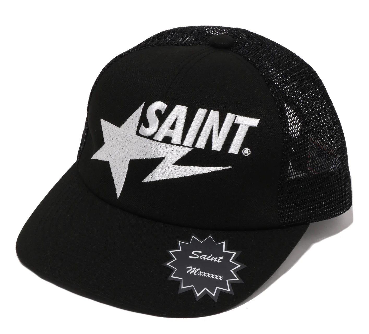 A BATHING APE BAPE x SAINT MXXXXXX SAINT STA MESH CAP