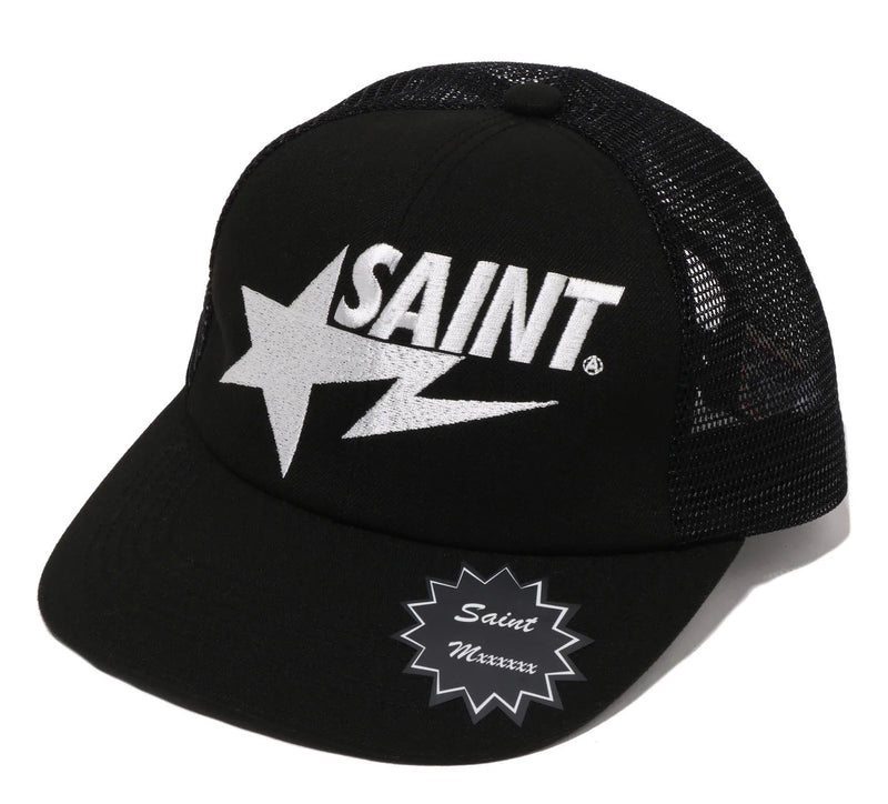 A BATHING APE BAPE x SAINT MXXXXXX SAINT STA MESH CAP - happyjagabee store