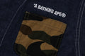 A BATHING APE BAPE KIDS 1ST CAMO POCKET DENIM COVERALL JACKET ( KIDS & JUNIOR )