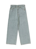 A BATHING APE Ladies' CRYSTAL STONE BAPE STA LOGO BAGGY DENIM PANTS