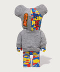 A BATHING APE BAPE x MEDICOM TOY 30TH ANNIV. SHARK HOODIE BEARBRICK 100% & 400% Set